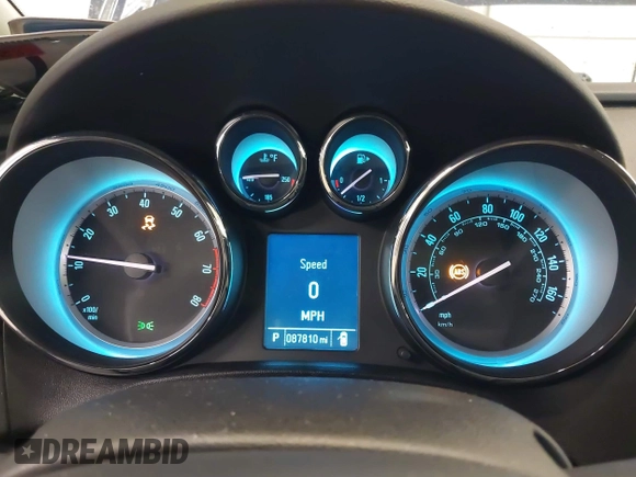 2015 Buick Verano Group with VIN 1G4PS5SK9F4206032, listed as a IAAI auction lot 42049548 with 87,810 mi miles and . Bid and sale history available at DreamBid. Image 7.