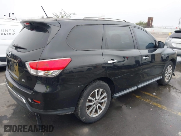 2016 Nissan Pathfinder S with VIN 5N1AR2MNXGC637753, listed as a IAAI auction lot 41526049 with 119,409 mi miles and . Bid and sale history available at DreamBid. Image 4.