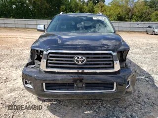 2020 Toyota Sequoia Limited with VIN 5TDKY5G12LS074213, listed as a Copart auction lot 71847614 with 92,113 mi miles and Salvage Title. Bid and sale history available at carsss.com. Image 5.