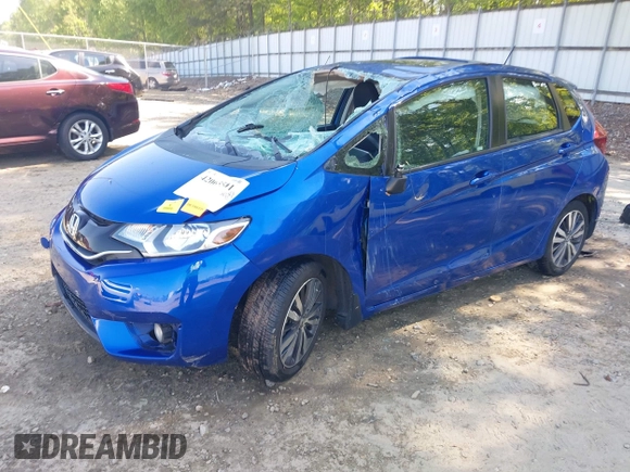 2015 Honda Fit EX-L with VIN 3HGGK5H86FM751434, listed as a IAAI auction lot 42065501 with 106,546 mi miles. Bid and sale history available at carsss.com. Image 2.