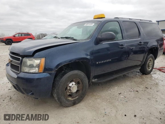 2007 Chevrolet Suburban LT with VIN 3GNGK26K47G270195, listed as a Copart auction lot 50047425 with 120,983 mi miles and Clean Title. Bid and sale history available at DreamBid. Image 1.