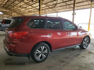 2017 Nissan Pathfinder S with VIN 5N1DR2MN0HC654897, listed as a Copart auction lot 64501285 with 129,075 mi miles and Clean title. Bid and sale history available at DreamBid. Image 3.