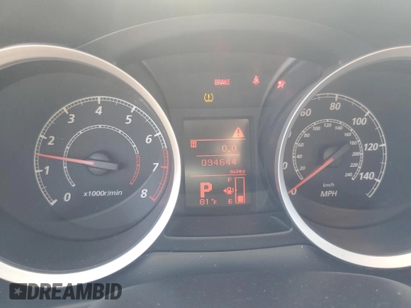 2013 Mitsubishi Lancer ES with VIN JA32U2FU9DU001244, listed as a Copart auction lot 71040564 with 94,644 mi miles and Clean Title. Bid and sale history available at DreamBid. Image 9.