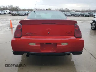 2004 Chevrolet Monte Carlo SS Supercharged z VIN 2G1WZ151749325546, wystawiony jako Copart lot #50517925 z przebiegiem 196 839 mil mil oraz Szkoda całkowita • Salvage title. Historia ofert i sprzedaży dostępna na DreamBid. Obrazek 6.