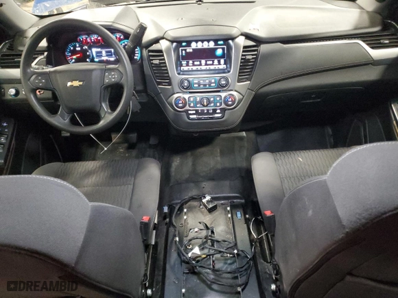 2018 Chevrolet Tahoe Commercial with VIN 1GNSKDEC3JR317191, listed as a Copart auction lot 44179195 with 123,380 mi miles and Clean Title. Bid and sale history available at carsss.com. Image 8.