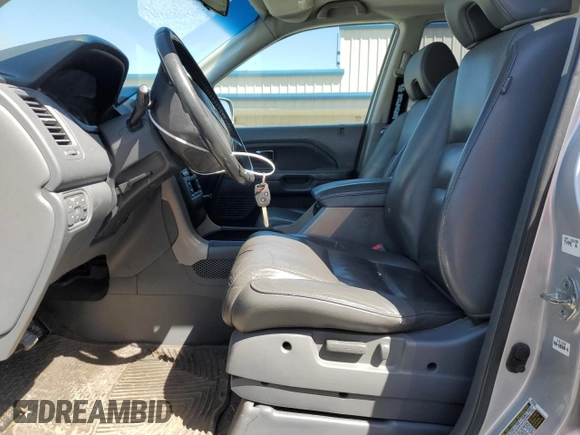 2006 Honda Pilot EX-L with VIN 2HKYF18546H512704, listed as a Copart auction lot 53295185 with 218,307 mi miles and Salvage Title. Bid and sale history available at DreamBid. Image 7.
