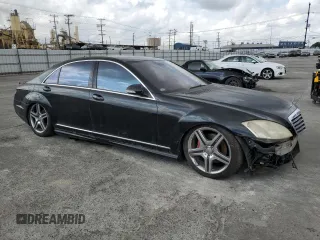 2007 Mercedes-Benz S 550 with VIN WDDNG71X27A109821, listed as a Copart auction lot 54791055 with 197,574 mi miles and Clean Title. Bid and sale history available at DreamBid. Image 4.