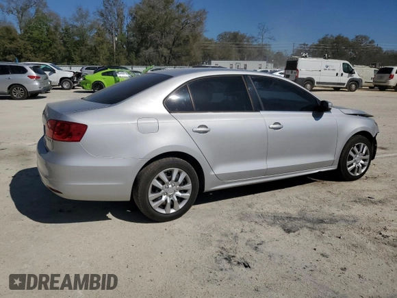 2012 Volkswagen Jetta SE with VIN 3VWDX7AJ5CM350994, listed as a Copart auction lot 48696755 with 116,674 mi miles and Salvage title. Bid and sale history available at DreamBid. Image 3.