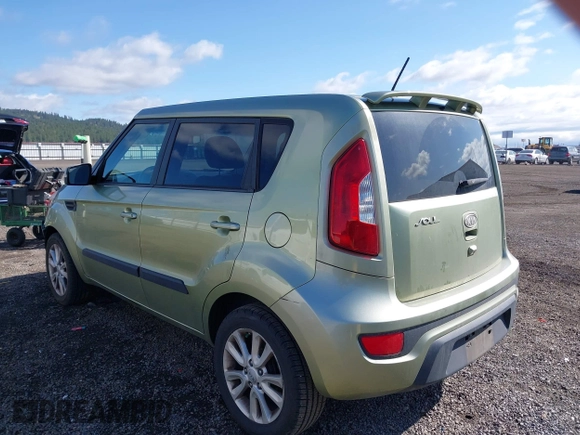 2012 Kia Soul + with VIN KNDJT2A66C7416740, listed as a IAAI auction lot 42085271 with 74,512 mi miles. Bid and sale history available at carsss.com. Image 3.