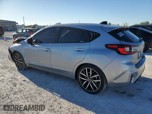 2024 Subaru Impreza Special Sports z VIN JF1GUAFC7R8312265, wystawiony jako Copart lot #49424405 z przebiegiem 23 086 mil mil oraz Szkoda całkowita • Salvage title. Historia ofert i sprzedaży dostępna na DreamBid. Obrazek 2.