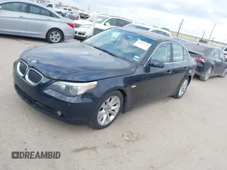 2007 BMW 5 Series 550i with VIN WBANB535X7CP08881, listed as a IAAI auction lot 41547237 with 143,337 mi miles and . Bid and sale history available at DreamBid. Image 2.