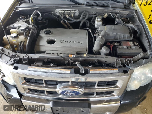 2010 Ford Escape Hybrid with VIN 1FMCU4K38AKB66672, listed as a Copart auction lot 51331815 with 371,313 mi miles and Salvage title. Bid and sale history available at DreamBid. Image 12.