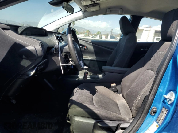 2022 Toyota Prius L Eco with VIN JTDKAMFU0N3157329, listed as a Copart auction lot 57233685 with 105,206 mi miles and Salvage Title. Bid and sale history available at DreamBid. Image 7.