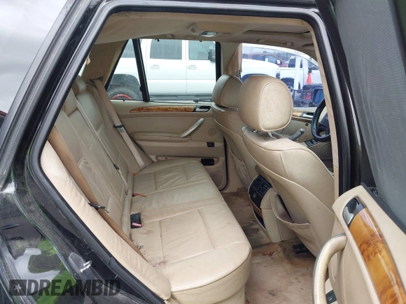 2003 BMW X5 3.0i with VIN 5UXFA53563LW26813, listed as a IAAI auction lot 41873041 with 188,523 mi miles. Bid and sale history available at carsss.com. Image 8.