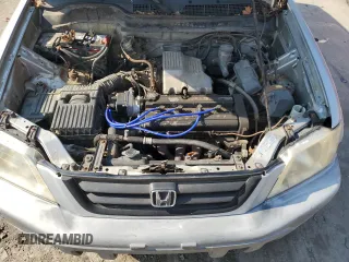 2001 Honda CR-V LX with VIN JHLRD174X1C001721, listed as a Copart auction lot 49650405 with 296,014 mi miles and Salvage Title. Bid and sale history available at carsss.com. Image 12.