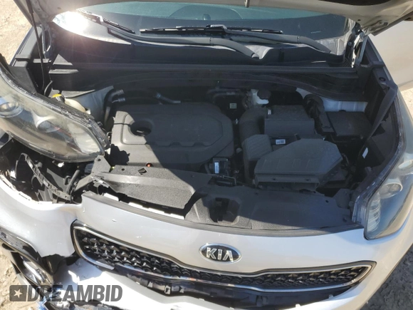 2017 Kia Sportage EX with VIN KNDPNCACXH7271872, listed as a Copart auction lot 57951105 with 107,072 mi miles and Salvage title. Bid and sale history available at DreamBid. Image 11.