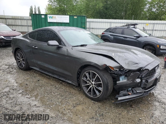 2017 Ford Mustang EcoBoost with VIN 1FA6P8TH9H5299434, listed as a Copart auction lot 56608815 with 46,819 mi miles and Salvage title. Bid and sale history available at DreamBid. Image 4.