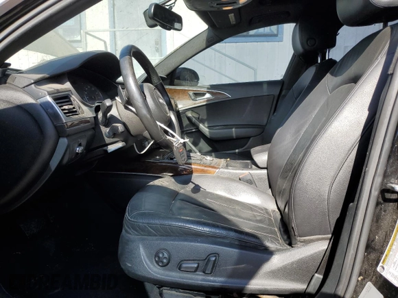 2012 Audi A6 Premium Plus with VIN WAUDFAFC3CN147618, listed as a Copart auction lot 57061605 with 164,310 mi miles and Clean title. Bid and sale history available at DreamBid. Image 7.