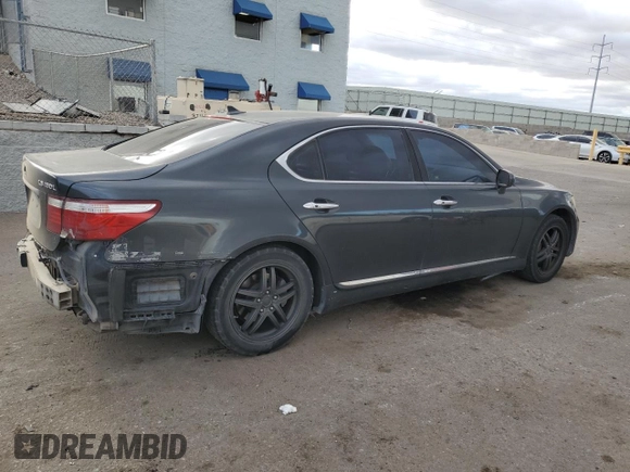 2008 Lexus LS 460 L with VIN JTHGL46F685022901, listed as a Copart auction lot 51537795 with 238,656 mi miles and Clean title. Bid and sale history available at DreamBid. Image 3.