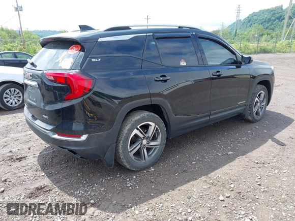2021 GMC Terrain SLT with VIN 3GKALVEV6ML399992, listed as a IAAI auction lot 42295073 with 75,378 mi miles and . Bid and sale history available at DreamBid. Image 4.