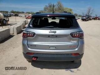 2019 Jeep Compass Trailhawk with VIN 3C4NJDDB2KT739673, listed as a Copart auction lot 50706385 with 106,987 mi miles and Non Repairable. Bid and sale history available at DreamBid. Image 6.