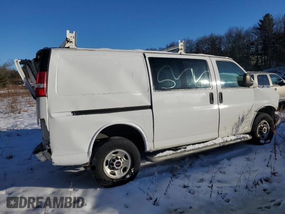 2019 GMC Savana Cargo with VIN 1GTW7AFG5K1337812, listed as a Copart auction lot 42921995 with Not Provided miles and Salvage Title. Bid and sale history available at carsss.com. Image 3.