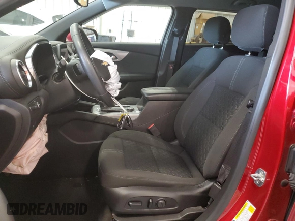 2021 Chevrolet Blazer LT with VIN 3GNKBHRS6MS525754, listed as a Copart auction lot 60869885 with 45,500 mi miles and Non repairable. Bid and sale history available at DreamBid. Image 7.