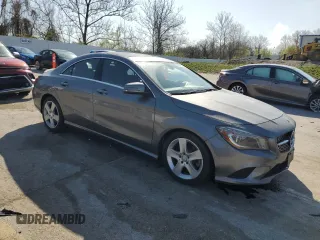2015 Mercedes-Benz CLA 250 with VIN WDDSJ4EB0FN182842, listed as a Copart auction lot 51841195 with 14,190 mi miles and Clean Title. Bid and sale history available at DreamBid. Image 4.