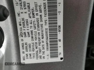 2010 Acura TL Technology z VIN 19UUA8F53AA009532, wystawiony jako Copart lot #51294875 z przebiegiem 147 919 mil mil oraz Szkoda całkowita • Salvage title. Historia ofert i sprzedaży dostępna na DreamBid. Obrazek 12.