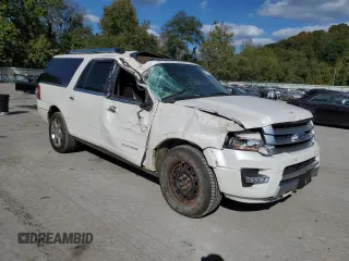 2016 Ford Expedition EL Platinum with VIN 1FMJK1MT9GEF56891, listed as a Copart auction lot 72453434 with 111,332 mi miles and Salvage Title. Bid and sale history available at carsss.com. Image 4.