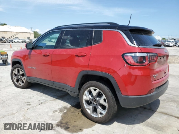 2020 Jeep Compass Limited с VIN 3C4NJDCB2LT221789, выставлен на аукционе Copart как лот 53575265 с пробегом 58 798 миль миль и Чистый • Clean title. История ставок и продаж доступна на DreamBid. Изображение 2.