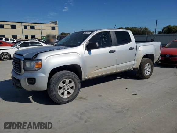2020 GMC Canyon 2WD with VIN 1GTG5BEA2L1237021, listed as a Copart auction lot 76358214 with 77,815 mi miles and Salvage Title. Bid and sale history available at carsss.com. Image 1.