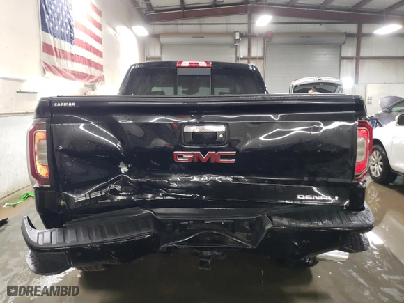 2017 GMC Sierra 1500 Denali with VIN 3GTU2PEJ4HG446732, listed as a Copart auction lot 48185165 with 76,254 mi miles and Salvage Title. Bid and sale history available at carsss.com. Image 6.