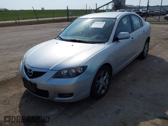 2008 Mazda 3 i Touring with VIN JM1BK32F281157296, listed as a IAAI auction lot 42002472 with 83,337 mi miles and . Bid and sale history available at DreamBid. Image 2.