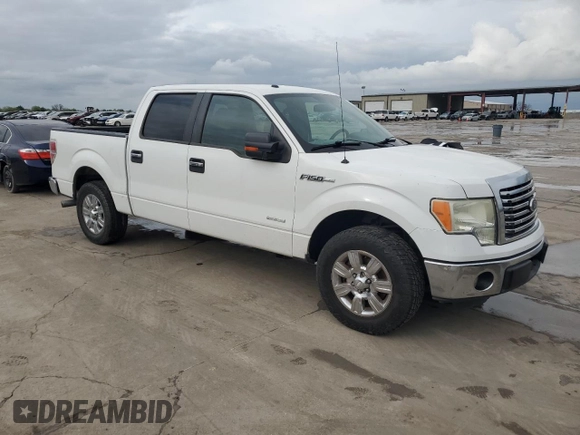 2011 Ford F-150 XLT with VIN 1FTFW1CT6BFB91332, listed as a Copart auction lot 51261095 with 175,046 mi miles and Clean Title. Bid and sale history available at carsss.com. Image 4.