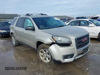 2014 GMC Acadia SLE with VIN 1GKKRPKDXEJ275808, listed as a IAAI auction lot 41615251 with 158,858 mi miles. Bid and sale history available at carsss.com. Image 1.