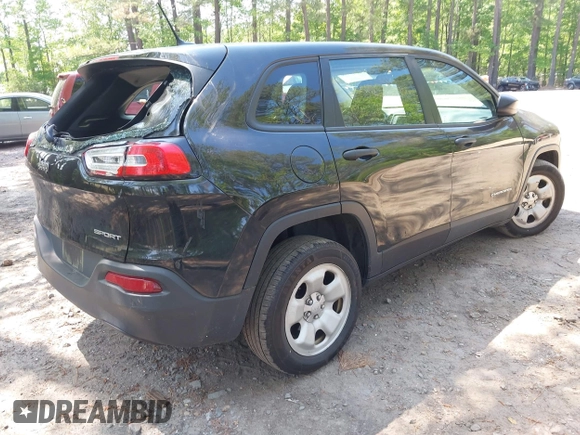 2015 Jeep Cherokee Sport z VIN 1C4PJLAB8FW547813, wystawiony jako IAAI lot #42150186 z przebiegiem 128 121 mil mil oraz . Historia ofert i sprzedaży dostępna na DreamBid. Obrazek 4.