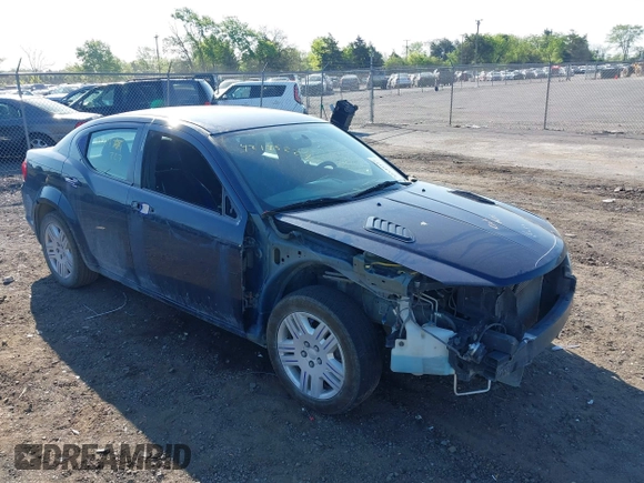 2014 Dodge Avenger SE z VIN 1C3CDZAB9EN144246, wystawiony jako IAAI lot #42145227 z przebiegiem 133 155 mil mil oraz . Historia ofert i sprzedaży dostępna na DreamBid. Obrazek 1.