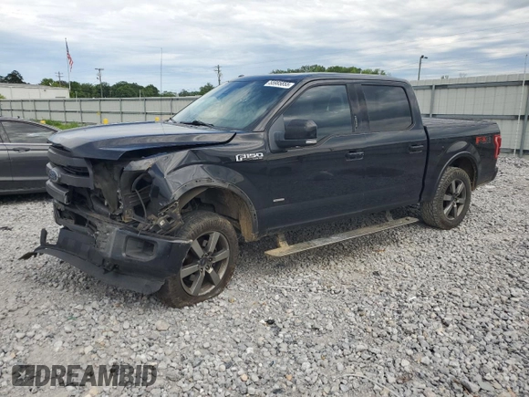 2015 Ford F-150 XLT with VIN 1FTEW1EG6FFC85437, listed as a Copart auction lot 55985855 with 168,363 mi miles and Salvage title. Bid and sale history available at DreamBid. Image 1.