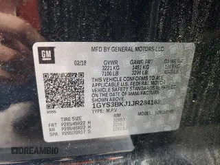 2018 Cadillac Escalade Luxury with VIN 1GYS3BKJ1JR284182, listed as a Copart auction lot 53338935 with 103,398 mi miles and Salvage title. Bid and sale history available at DreamBid. Image 13.