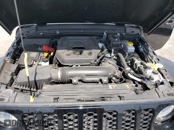 2024 Jeep Wrangler Sport S with VIN 1C4PJXDN2RW153564, listed as a Copart auction lot 58800705 with 19,633 mi miles and Salvage title. Bid and sale history available at DreamBid. Image 12.