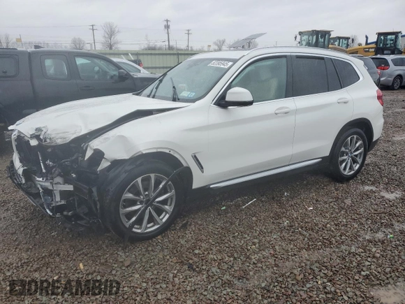 2019 BMW X3 xDrive30i with VIN 5UXTR9C55KLP96405, listed as a Copart auction lot 52395945 with Not Provided miles and Salvage Title. Bid and sale history available at DreamBid. Image 1.