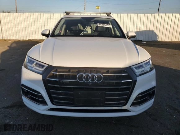 2020 Audi Q5 S line Prestige with VIN WA1F2AFY8L2088905, listed as a Copart auction lot 86756334 with 38,605 mi miles and Salvage Title. Bid and sale history available at carsss.com. Image 5.