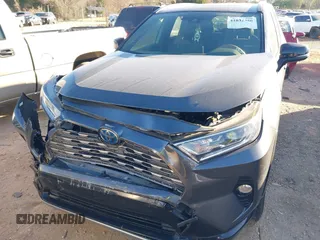 2020 Toyota RAV4 Hybrid XSE with VIN JTME6RFV5LD502382, listed as a IAAI auction lot 41832450 with 55,726 mi miles. Bid and sale history available at carsss.com. Image 6.