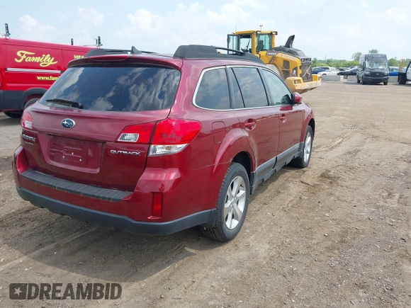 2013 Subaru Outback Limited with VIN 4S4BRCKC7D3266803, listed as a IAAI auction lot 42473324 with 176,441 mi miles and . Bid and sale history available at DreamBid. Image 4.