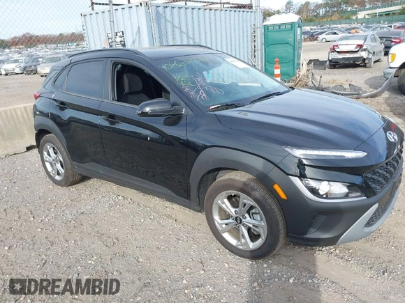 2023 Hyundai Kona SEL with VIN KM8K6CAB7PU038526, listed as a IAAI auction lot 40863364 with 3,642 mi miles and . Bid and sale history available at DreamBid. Image 1.