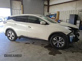 2022 Nissan Murano S with VIN 5N1AZ2AJ1NC125359, listed as a Copart auction lot 80732444 with 51,587 mi miles and Clean Title. Bid and sale history available at DreamBid. Image 4.
