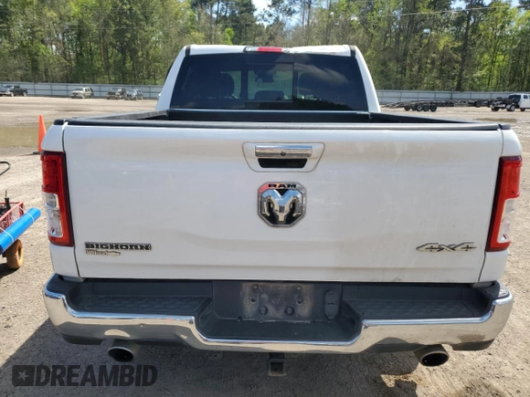 2020 Ram 1500 Big Horn with VIN 1C6SRFFT7LN359430, listed as a Copart auction lot 50228925 with 141,636 mi miles and Salvage Title. Bid and sale history available at carsss.com. Image 6.