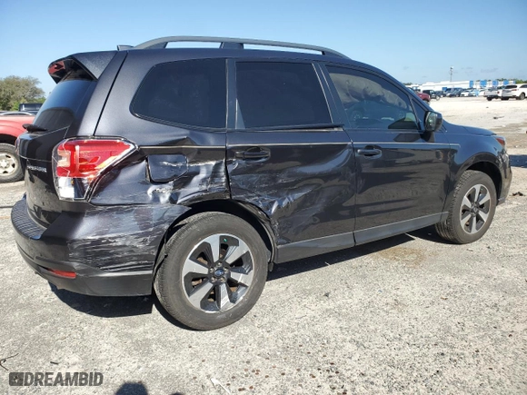 2018 Subaru Forester Premium with VIN JF2SJAEC2JH405781, listed as a Copart auction lot 53110915 with 87,122 mi miles and Salvage Title. Bid and sale history available at carsss.com. Image 3.