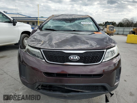2015 Kia Sorento LX with VIN 5XYKT3A61FG578373, listed as a Copart auction lot 51747675 with 0 mi miles and Salvage Title. Bid and sale history available at carsss.com. Image 5.